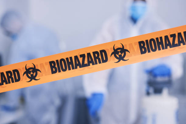 Professional Biohazard technician working in Fork, MD